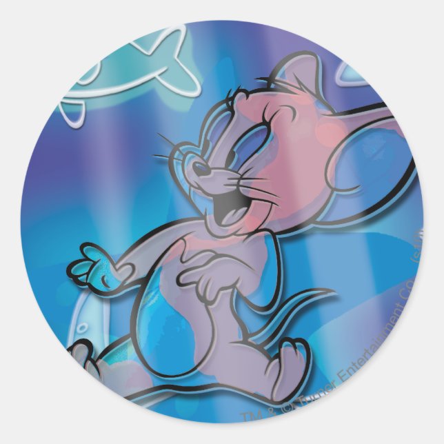 Sticker Rond Jerry Trippy Fish (Devant)