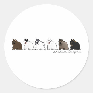 Sticker Rond Jersey Wooly