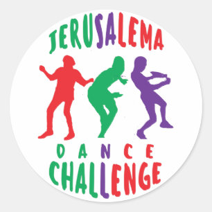 STICKER ROND JERUSALEMA DANCE DÉFI