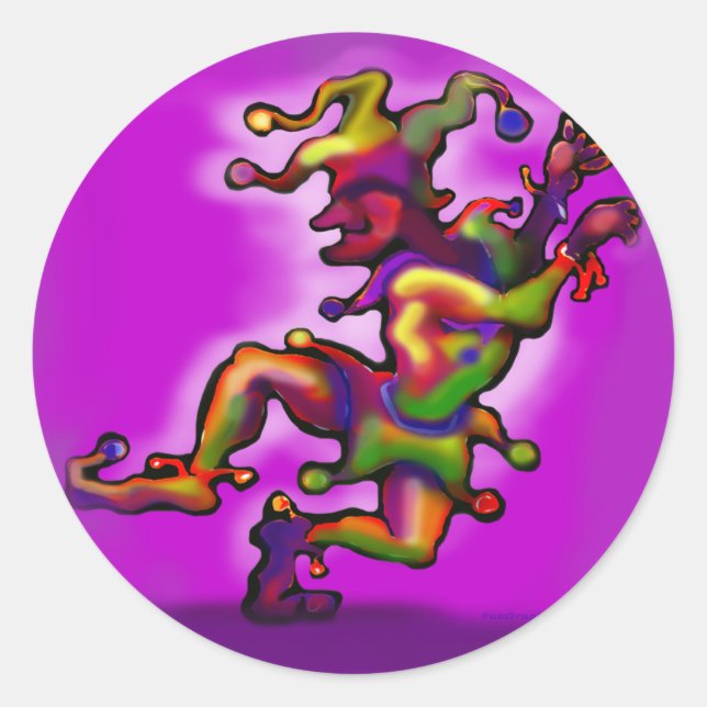 Sticker Rond Jester (Devant)