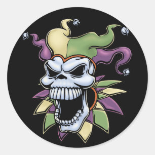 Sticker Rond Jester II