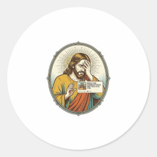 Sticker Rond Jésus ajouté à l'histoire au lieu d'un message dir