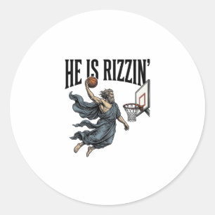 Sticker Rond Jésus Appelle l'Écran du Téléphone Chrétien Vecteu