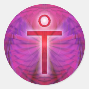 Sticker Rond Jésus Christ