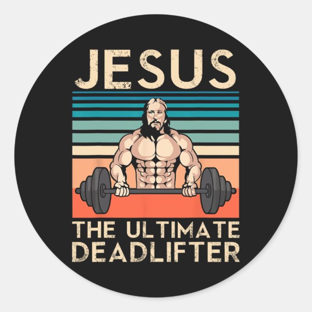 Sticker Rond Jésus-Christ (Devant)