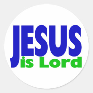 Sticker Rond Jésus est le Seigneur