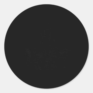 Sticker Rond Jésus marchant sur l'eau en noir et blanc gras Chr