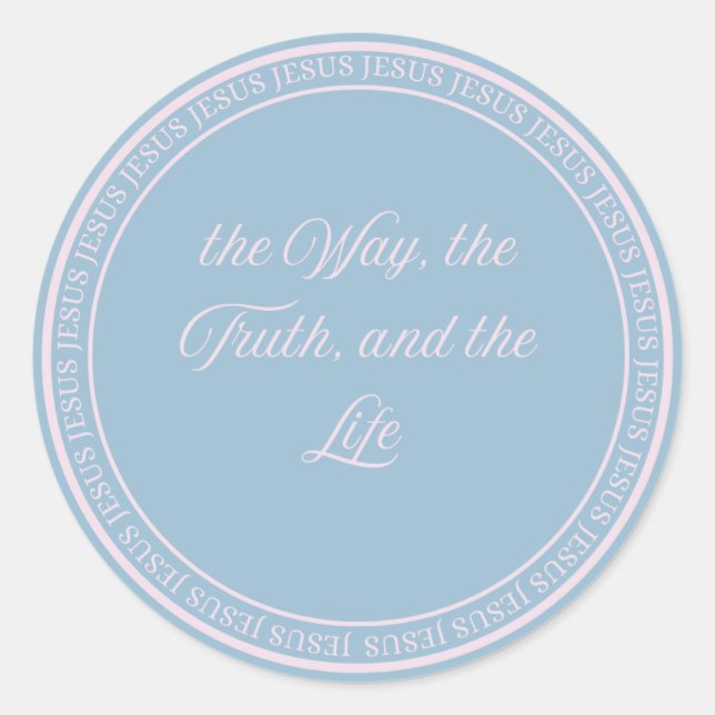 Sticker Rond Jésus - Sceau de chasse gros (Devant)