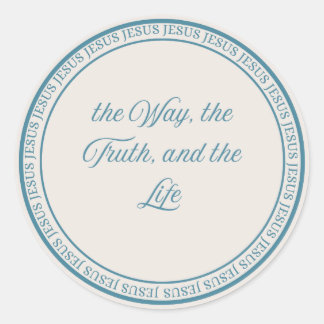 Sticker Rond Jésus - Sceau de chasse gros