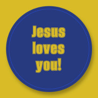 Jésus vous aime (ajoutez un nom ou supprimez)