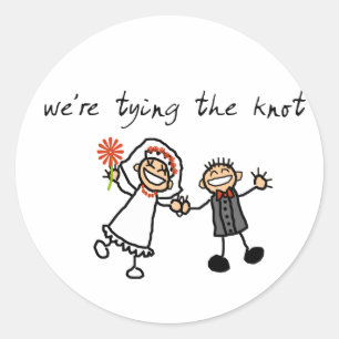 Sticker Rond Jetant le noeud