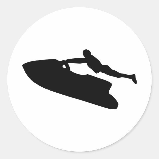 Sticker Rond Jetski (Devant)