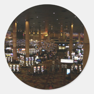 Sticker Rond Jeu Casino Jeux Las Vegas Casino Amérique