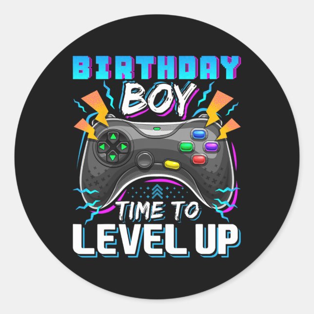Sticker Rond Jeu d'Anniversaire Jeu d'Anniversaire Joueur 10 (Devant)