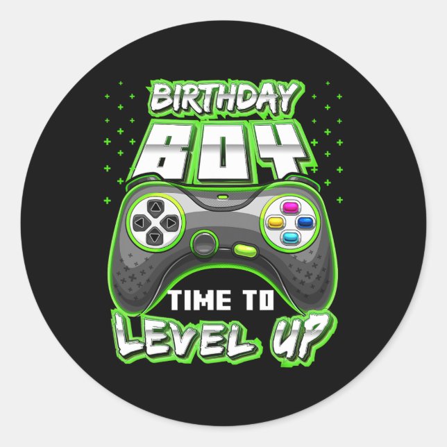 Sticker Rond Jeu d'Anniversaire Jeu d'Anniversaire Joueur 11 (Devant)