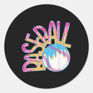 Sticker Rond Jeu de baseball Jour Drift Crème Driam Boys B