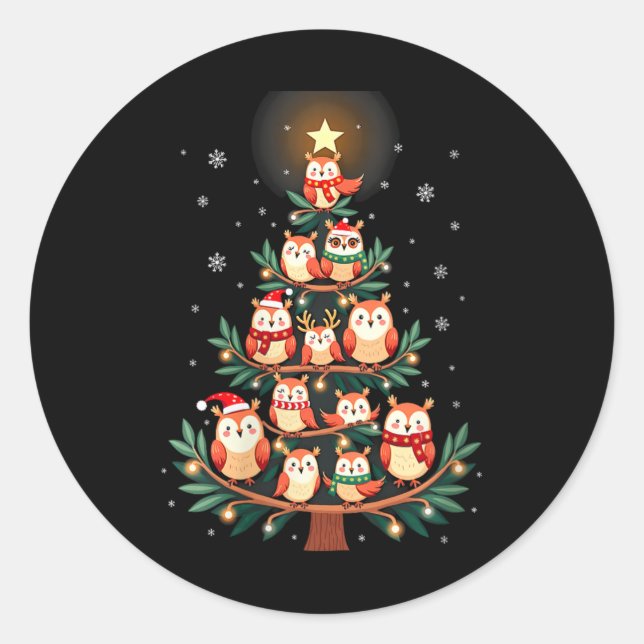 Sticker Rond Jeu de Noël Jeu de Noël Joyeux Joyeux Joyeux Joyeu (Devant)