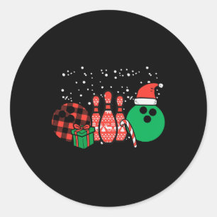 Sticker Rond Jeu de Noël Joueuse de sport Joueuse de Noël Joueu