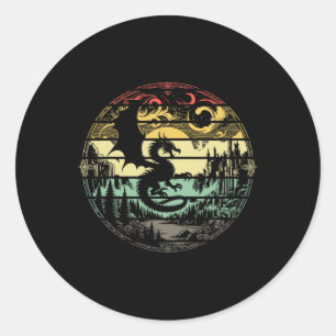 Sticker Rond Jeu de rôle Rpg Master D20 Jeu de société Drôle Rp
