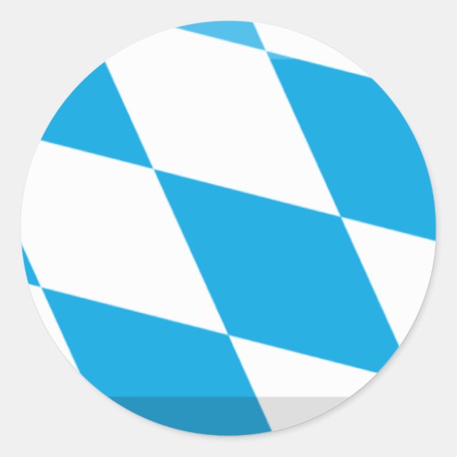 Sticker Rond Jeu Drapeau Bayern (Devant)