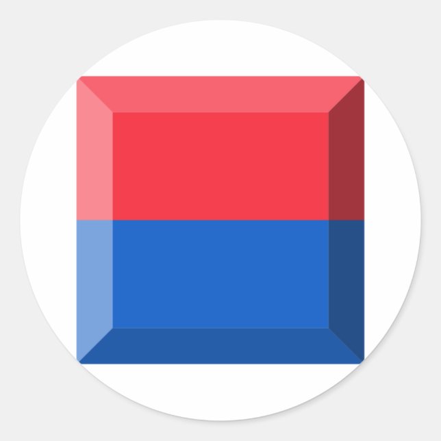 Sticker Rond Jeu Drapeau Tessin (Devant)