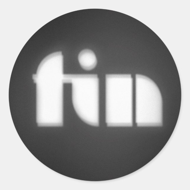 Sticker Rond jeu sur FIN (Devant)