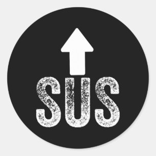 Sticker Rond Jeu Sus Idk Bro Bruh Mème Drôle Vidéo Gamer 2