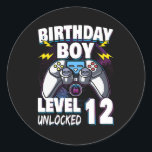Sticker Rond Jeu vidéo non bloqué 12th<br><div class="desc">Le poison du Jeu Vidéo 12. Parfait pour papa,  maman,  papa,  men,  women,  friend et family members on Thanksgiving Day,  Christmas Day,  Mothers Day,  Fathers Day,  4th of July,  1776 Independent Day,  Vétérans Day,  Halloween Day,  Patrick's Day</div>
