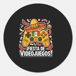 Sticker Rond Jeux cinq de mayo baske 