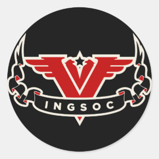 Sticker Rond Jeux d'autocollants INGSOC