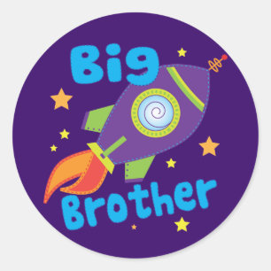 Sticker Rond Jeux de frères Big Brother