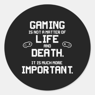 Sticker Rond Jeux Vidéo vintages Fun PC Console Geek