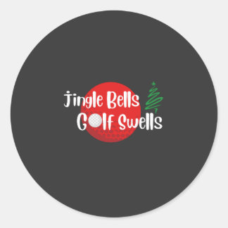 Sticker Rond Jingle Bells et Golf Swells