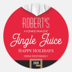 Sticker Rond Jingle Juice Personnalisé