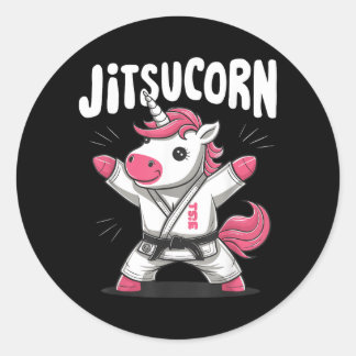 Sticker Rond Jitsucorn