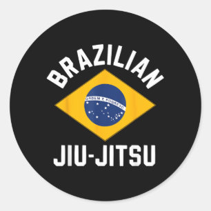 Sticker Rond Jiu Jitsu BJJ Arts Martiaux Mixtes MMA Combat