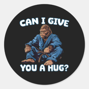 Sticker Rond Jiu Jitsu Brésilien BJJ Pour Hommes Papa Garçon Fe