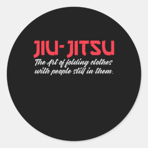 Sticker Rond jiu-jitsu l'art du pliage