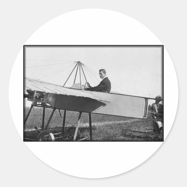 Sticker Rond jm johnson (Devant)