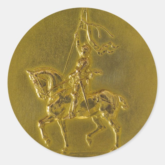 Sticker Rond Joan d'Arc (Devant)