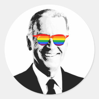 Sticker Rond Joe Biden Pride
