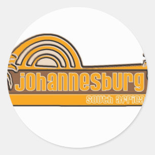 Sticker Rond Johannesburg, Afrique du Sud