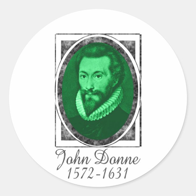 Sticker Rond John Donne (Devant)