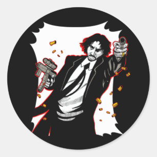 Sticker Rond John Wick