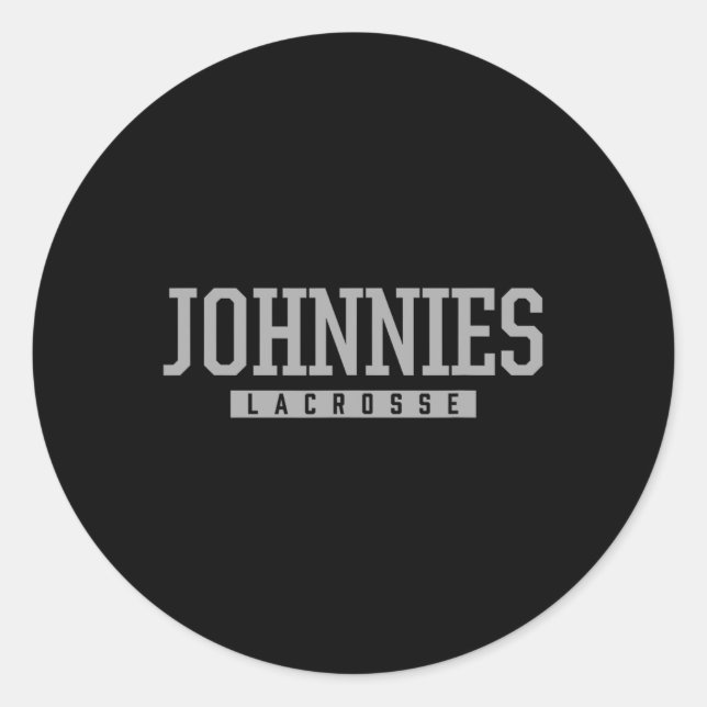 Sticker Rond Johnstown Johnnies Lacrosse Hs (Devant)