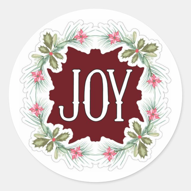 Sticker Rond Joie (Devant)