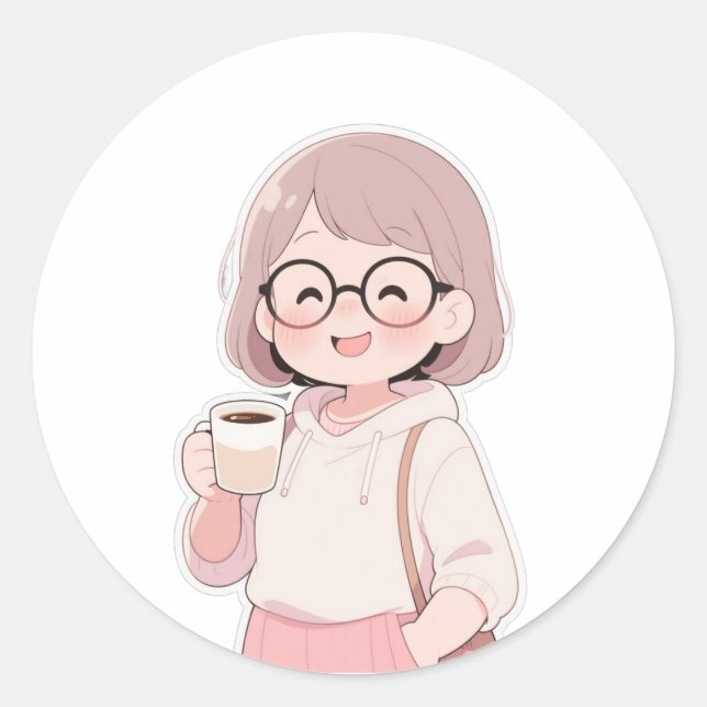 Sticker Rond 👩 Joie Maman (Devant)