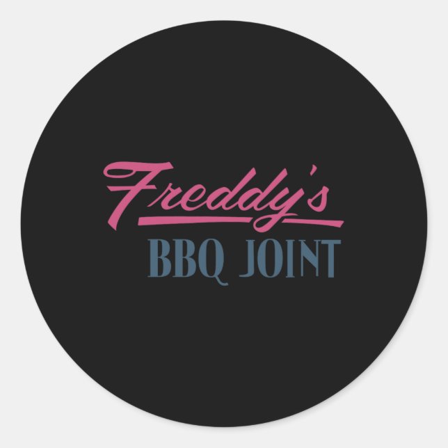 Sticker Rond Joint Freddy’s Bbq (Devant)