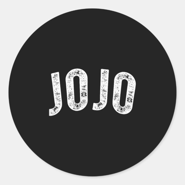 Sticker Rond Jojo (Devant)