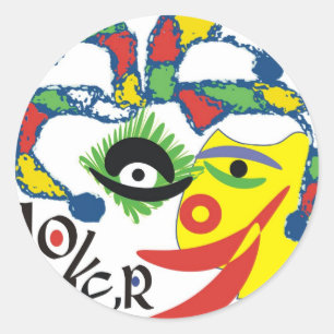 Sticker Rond Joker